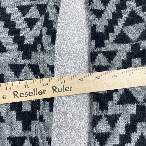 Ariat Cardigan Sweater Womens Medium Aztec Open Front Western Boho Thick - Picture 8 of 12